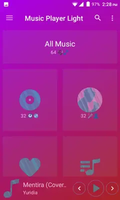 Music Player Light android App screenshot 0