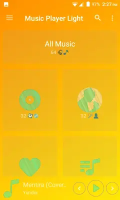 Music Player Light android App screenshot 1