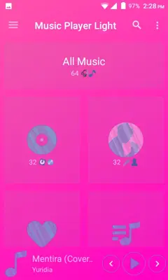 Music Player Light android App screenshot 4