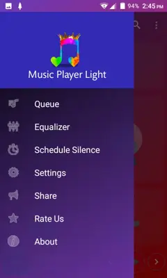 Music Player Light android App screenshot 7